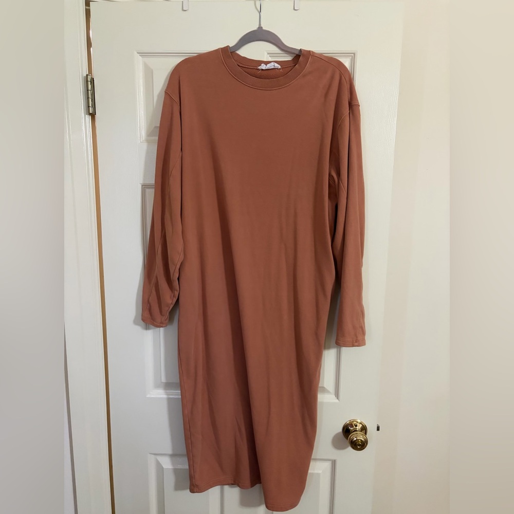 Double Zero Terracotta Long Sleeve Top